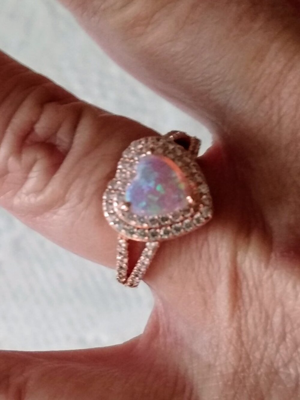 Beautiful opal ring - Picture 3 of 3